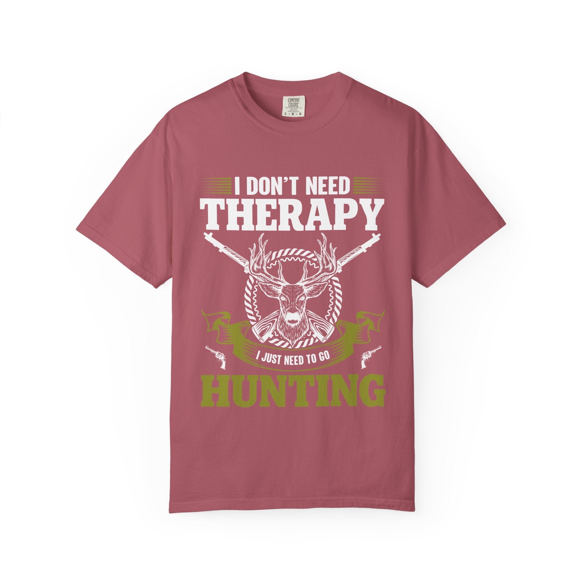 Hunting T-Shirt – "I Don't Need Therapy, I Just Need to Go Hunting" Graphic Tee